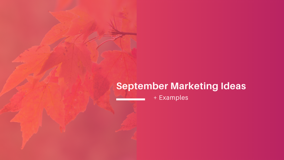 Creative September Marketing Ideas [+ Examples] Agency Vista